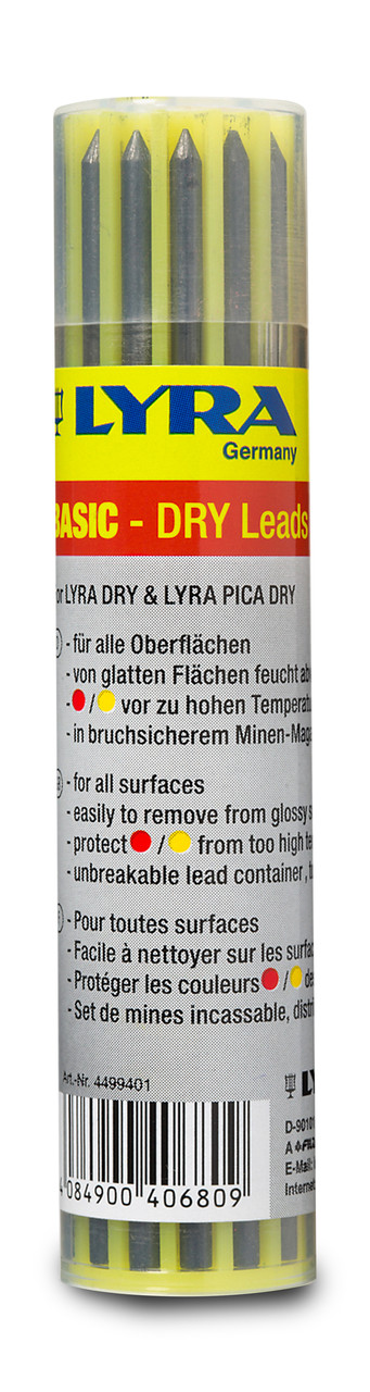 2511-1 Стержни для маркеров DRY leads Graphite, LYRA - фото 1 - id-p221687818