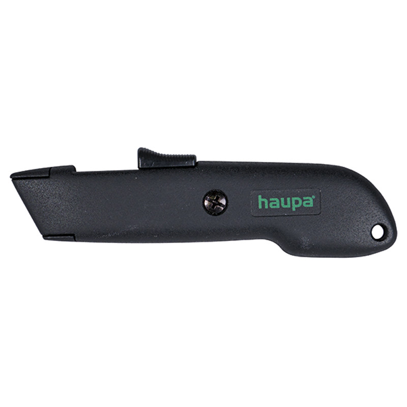 200021 Безопасный нож ''Safety'' с трапециевидным лезвием 19 мм (Haupa) - фото 1 - id-p221687839