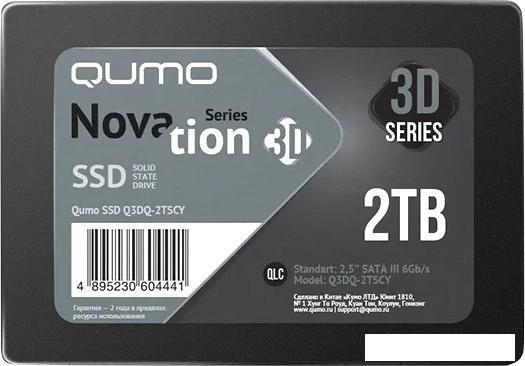 SSD QUMO Novation 3D QLC 2TB Q3DQ-2TSCY, фото 2