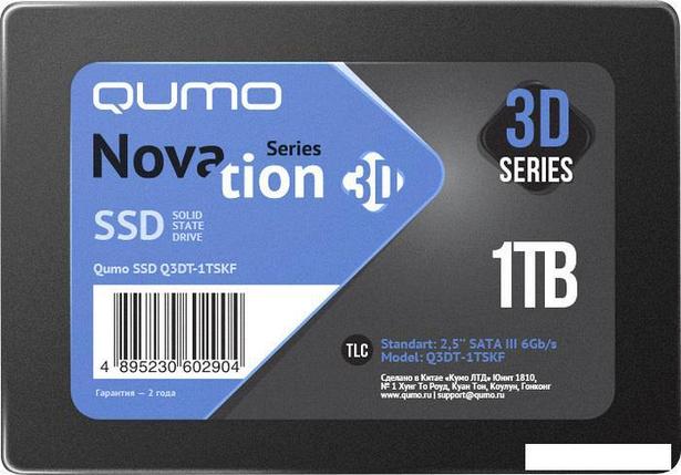SSD QUMO Novation 3D TLC 1TB Q3DT-1TSCY, фото 2
