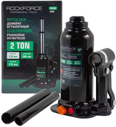 Бутылочный домкрат RockForce RF-TF0202(BR)(Euro) 2т, фото 2