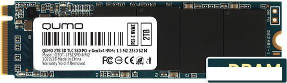 SSD QUMO Novation M2 NVMe 2TB Q3DT-2TSCSYD-NM2, фото 2