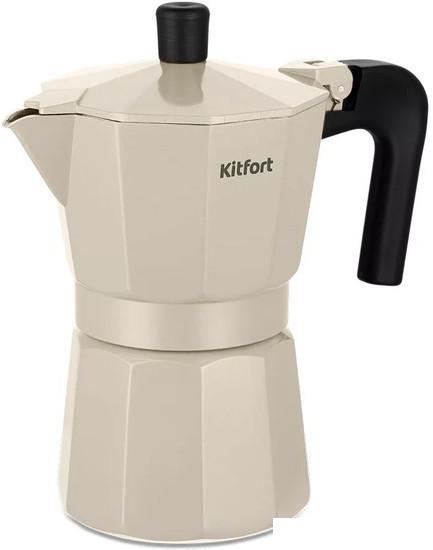 Гейзерная кофеварка Kitfort KT-7147-2 - фото 1 - id-p221327711