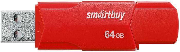 USB Flash SmartBuy Clue 64GB (красный), фото 2