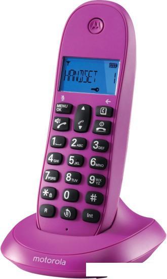 Радиотелефон Motorola C1001LB+ (фиолетовый) - фото 1 - id-p221153272