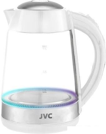 Электрический чайник JVC JK-KE1705 (белый/серебристый), фото 2