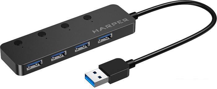 USB-хаб  Harper HUB-04MB