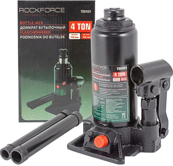 Бутылочный домкрат RockForce RF-T90404(DS) 4т - фото 1 - id-p221327941