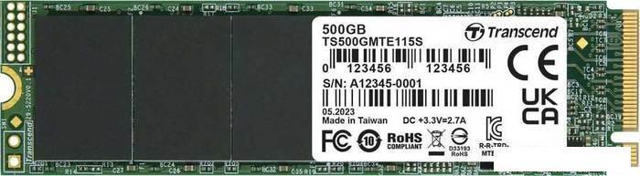 SSD Transcend 115S 500GB TS500GMTE115S, фото 2