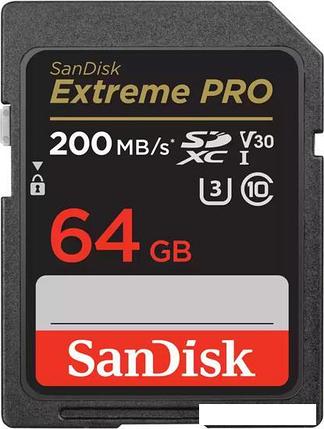Карта памяти SanDisk Extreme PRO SDXC SDSDXXU-064G-GN4IN 64GB, фото 2