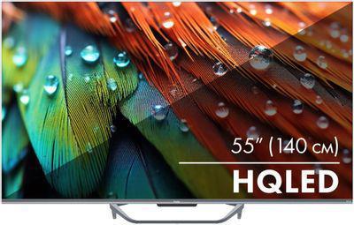 55" Телевизор HAIER Smart TV S4, QLED, 4K Ultra HD, серый, СМАРТ ТВ, Android TV - фото 1 - id-p220863847