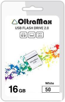 USB Flash Oltramax 50 16GB (белый), фото 2