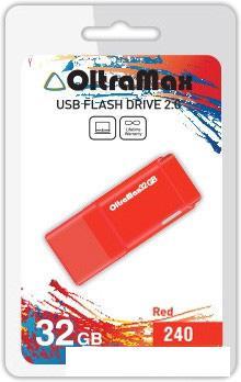 USB Flash Oltramax 240 32GB (красный) [OM-32GB-240-Red]