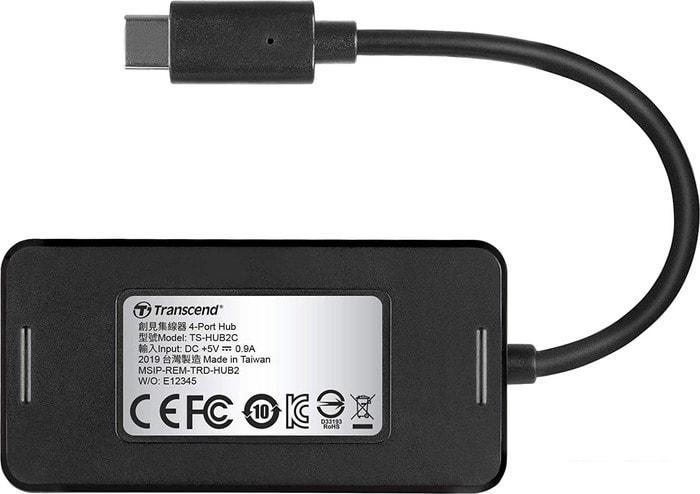 USB-хаб Transcend TS-HUB2C - фото 4 - id-p221029413