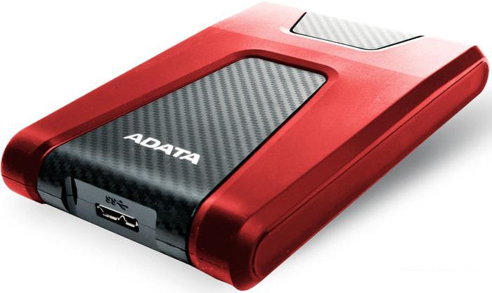 Внешний жесткий диск A-Data DashDrive Durable HD650 AHD650-1TU31-CRD 1TB (красный) - фото 7 - id-p221675183