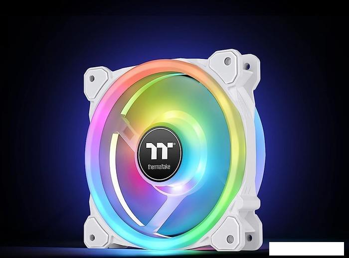 Набор вентиляторов с контроллером Thermaltake SWAFAN 14 RGB Radiator Fan TT Premium Edition White CL - фото 6 - id-p221153567