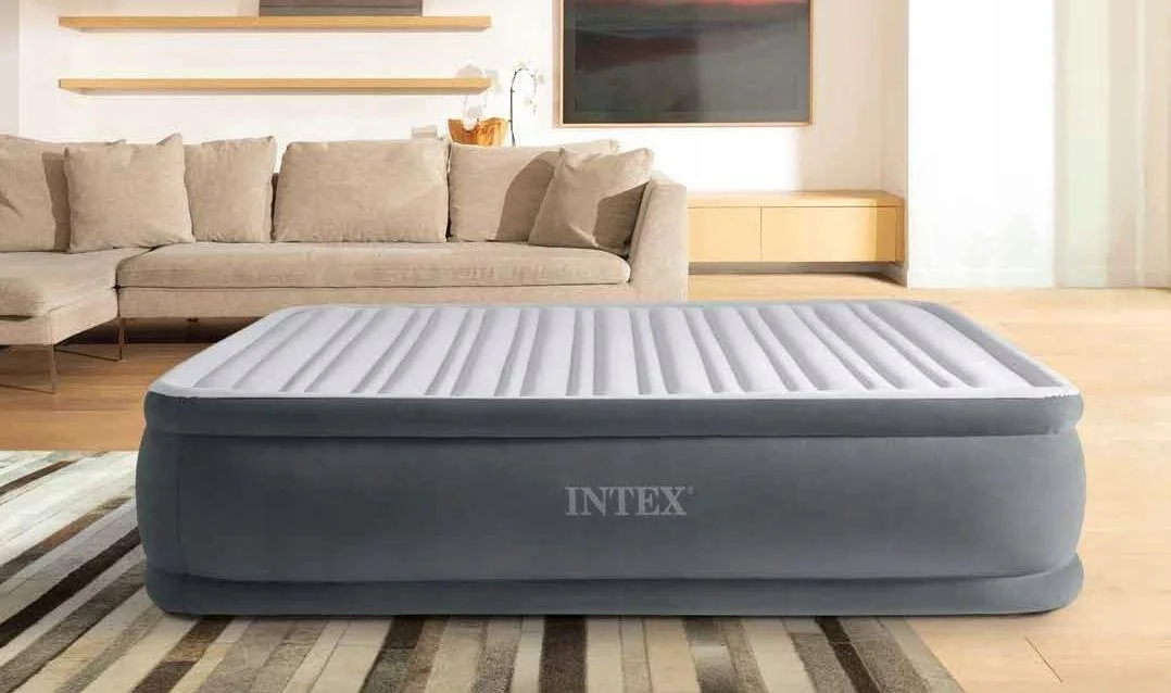 Надувная кровать intex 152х203х46 см со встроенным электронасосом, арт. 64414 - фото 6 - id-p221688730