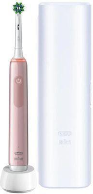 Электрическая зубная щетка Oral-B Pro 3/D505.513.3X насадки для щётки: 1шт, цвет:розовый - фото 1 - id-p220956790