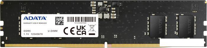 Оперативная память ADATA 8ГБ DDR5 4800 МГц AD5U48008G-B