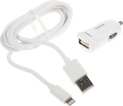 Комплект зарядного устройства HAMA H-183266, USB, 8-pin Lightning (Apple), 2.4A, белый [00183266] - фото 5 - id-p221147607