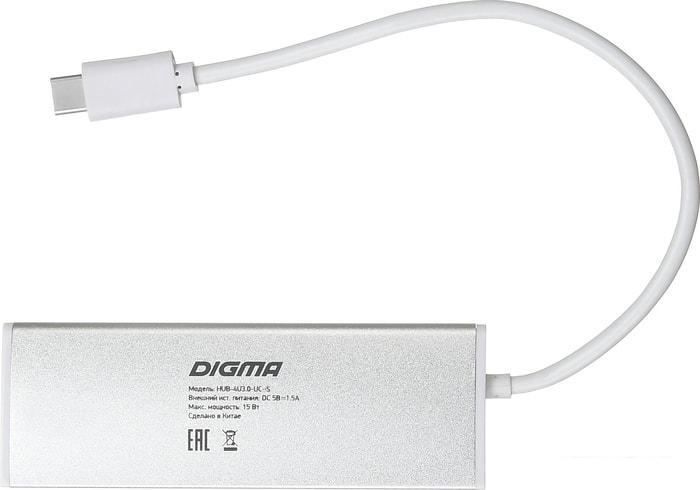 USB-хаб Digma HUB-4U3.0-UC - фото 4 - id-p221152768