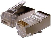 Коннектор Lanmaster (TWT-PL45/S-8P8C-6T) FTP кат.6 RJ45 (упак.:100шт)