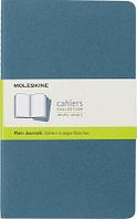 Блокнот Moleskine Cahier Journal, 80стр, без разлиновки, голубой [ch018b44]
