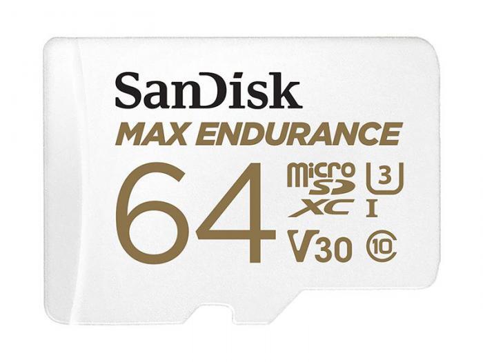 64Gb - SanDisk microSD Max Endurance Class 10 UHS-I SDSQQVR-064G-GN6IA - фото 1 - id-p220755148