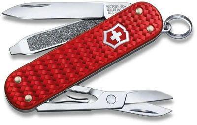 Складной нож Victorinox Classic Precious Alox, функций: 5, 58мм, красный , коробка подарочная [0.6221.401g] - фото 1 - id-p220957115