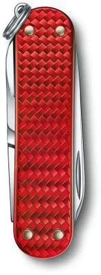 Складной нож Victorinox Classic Precious Alox, функций: 5, 58мм, красный , коробка подарочная [0.6221.401g] - фото 3 - id-p220957115