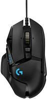 Мышь Logitech G502 Hero, игровая, оптическая, проводная, USB, черный [910-005474]