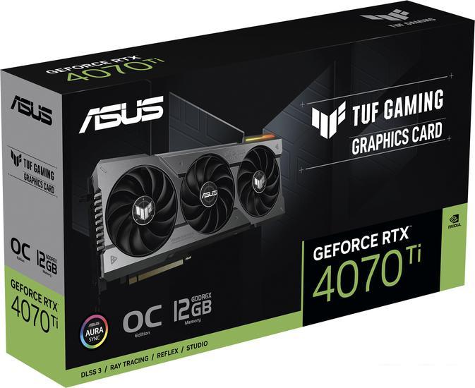 Видеокарта ASUS TUF Gaming GeForce RTX 4070 Ti 12GB GDDR6X OC Edition TUF-RTX4070TI-O12G-GAMING - фото 2 - id-p221327355