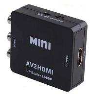 Адаптер аудио-видео PREMIER 5-985, 3хRCA (f) - HDMI (f) , ver 1.4, черный