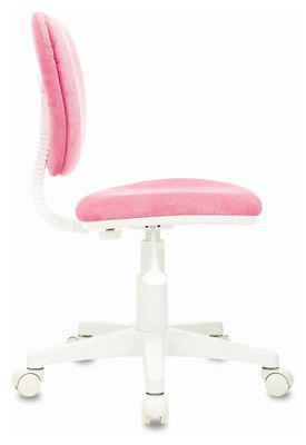 Кресло детское Бюрократ CH-W204NX, на колесиках, ткань, розовый [ch-w204nx/velv36] - фото 3 - id-p220957201