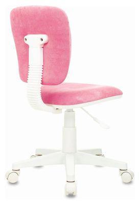 Кресло детское Бюрократ CH-W204NX, на колесиках, ткань, розовый [ch-w204nx/velv36] - фото 4 - id-p220957201