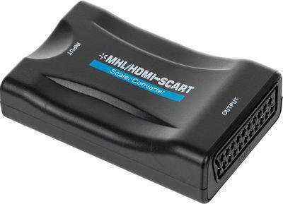 Переходник аудио-видео PREMIER HDMI (f) - SCART (f) , ver 1.4, черный [6894] - фото 1 - id-p220863755