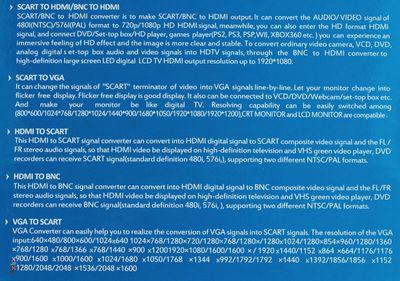 Переходник аудио-видео PREMIER HDMI (f) - SCART (f) , ver 1.4, черный [6894] - фото 2 - id-p220863755