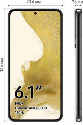 Смартфон Samsung Galaxy S22 8/256Gb, SM-S901B, черный фантом - фото 4 - id-p220957245