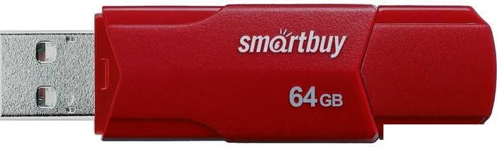 USB Flash SmartBuy Clue 64GB (бордовый), фото 2