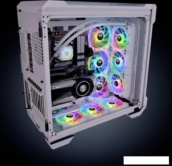 Набор вентиляторов с контроллером Thermaltake SWAFAN EX14 RGB White TT Premium Edition CL-F162-PL14S - фото 6 - id-p221327525