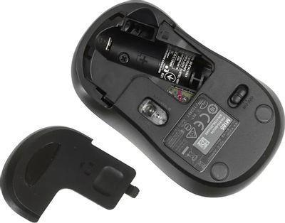 Мышь Logitech M185, оптическая, беспроводная, USB, черный и серый [910-002252] - фото 7 - id-p221319934