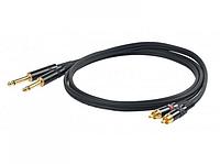 Proel 2x6.3mm Jack Mono - 2хRCA 3m CHLP310LU3