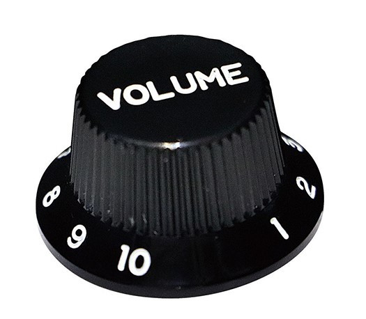 Hosco KB-240V Ручка потенциометра, Volume, черная, метрическая - фото 1 - id-p221689023