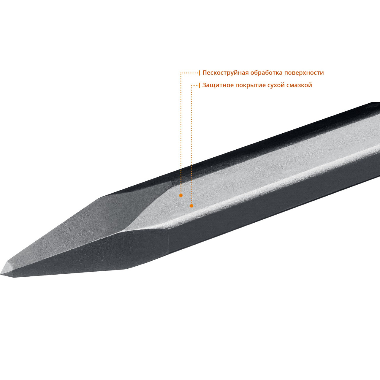 29380-00-400 ЗУБР HEX 28,6 (Макита тип) Зубило пикообразное 400 мм - фото 6 - id-p221700124