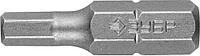 26007-4-25-2 Биты ЗУБР ''МАСТЕР'' кованые, хромомолибденовая сталь, тип хвостовика C 1/4'', HEX4, 25мм, 2шт