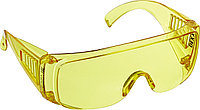 11051_z02 DEXX Желтые, очки защитные открытого типа, с боковой вентиляцией