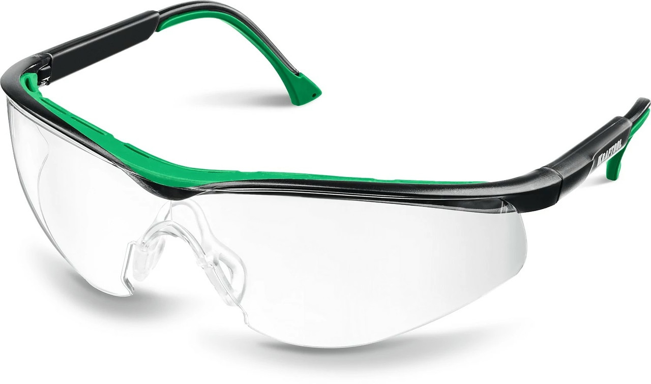 110317 Защитные прозрачные очки KRAFTOOL BASIC стекло-моноблок с покрытием устойчивым к истиранию и - фото 1 - id-p221695344