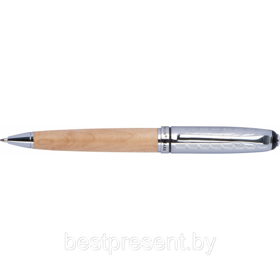 Набор "1253213" бежевый/серебристый: ручка шариковая автоматическая и роллер - фото 9 - id-p221705153