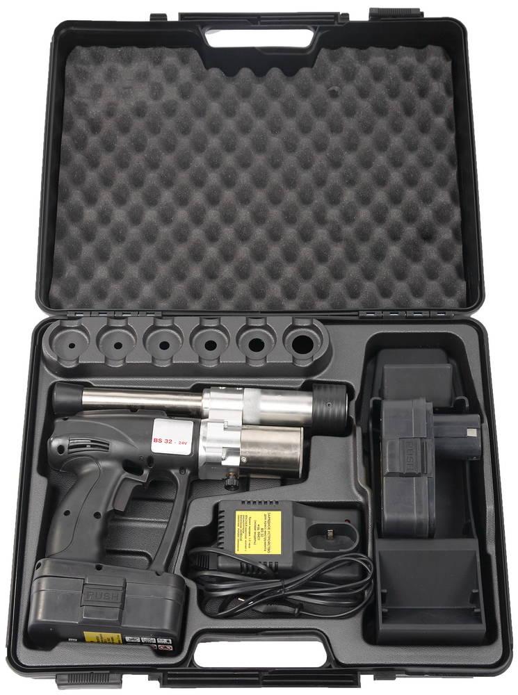 51615 Пресс-инструмент ЗУБР ''ШиреФит'' электрический для развальцовки труб, в пластиковом кейсе, 14-32мм - фото 1 - id-p221697291