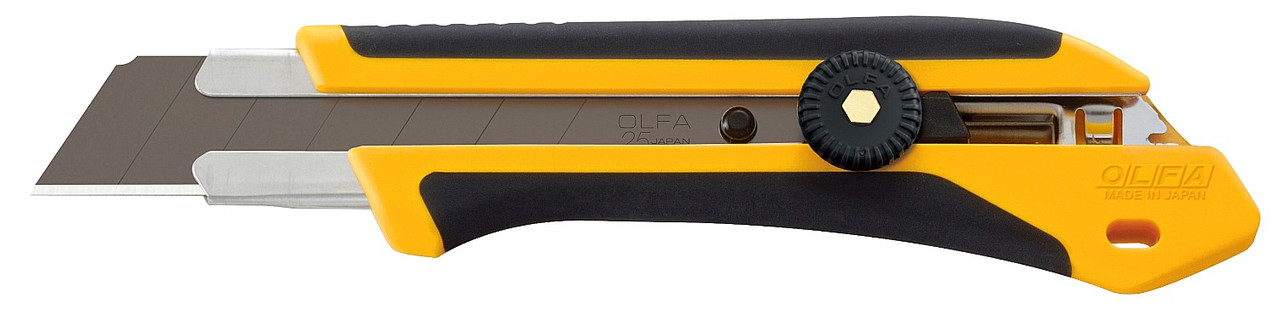 OL-XH-1 Нож OLFA с выдвижным лезвием, двухкомпонентный корпус, трещоточный фиксатор, 25мм - фото 1 - id-p221704295